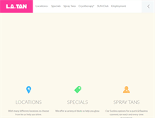 Tablet Screenshot of latan.com